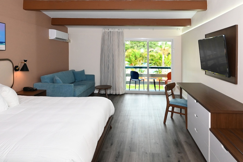 Premium Room, 1 King Bed, Balcony/Patio Pool View - Photo 8