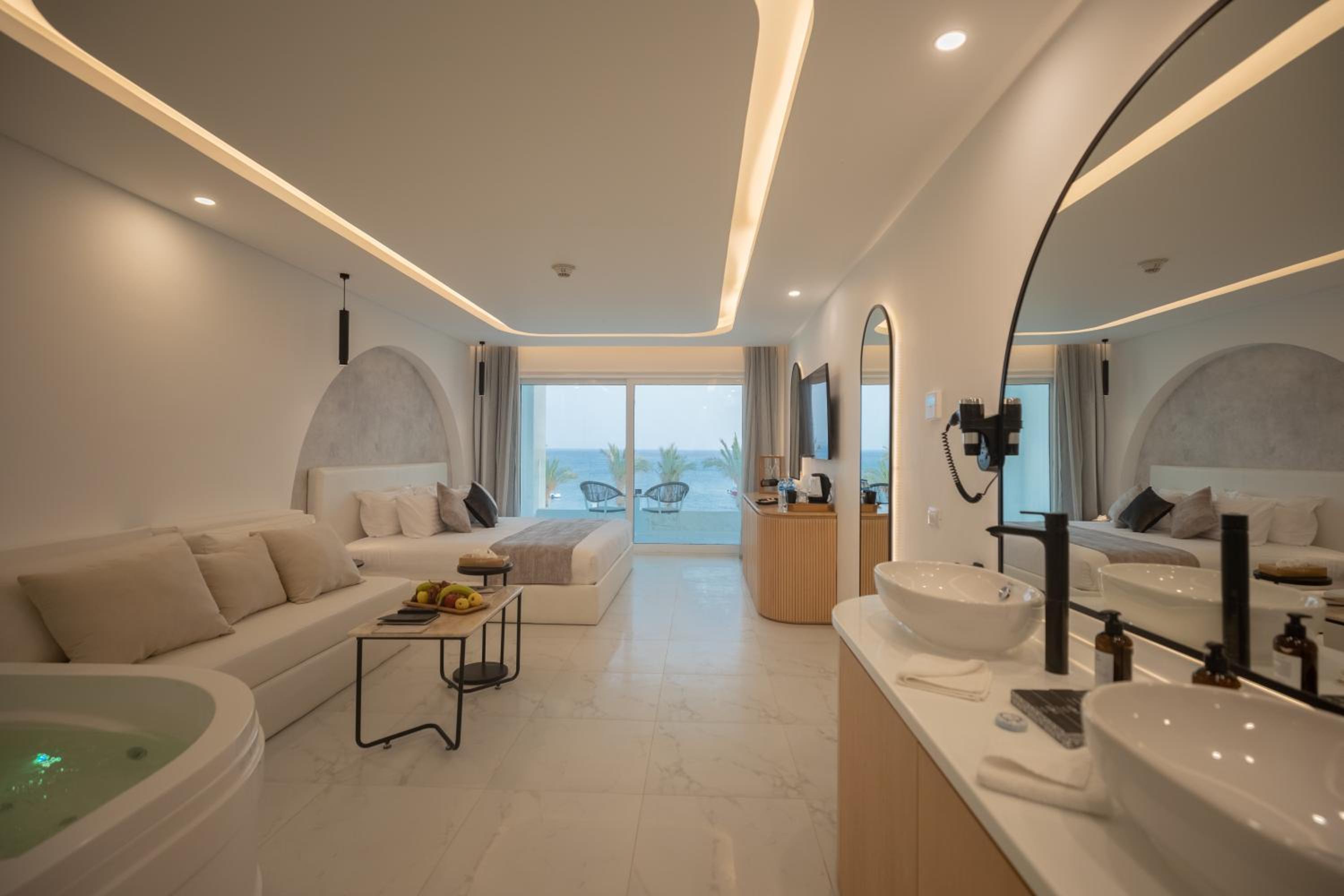 غرفة ديلوكس Jacuzzi Sea front