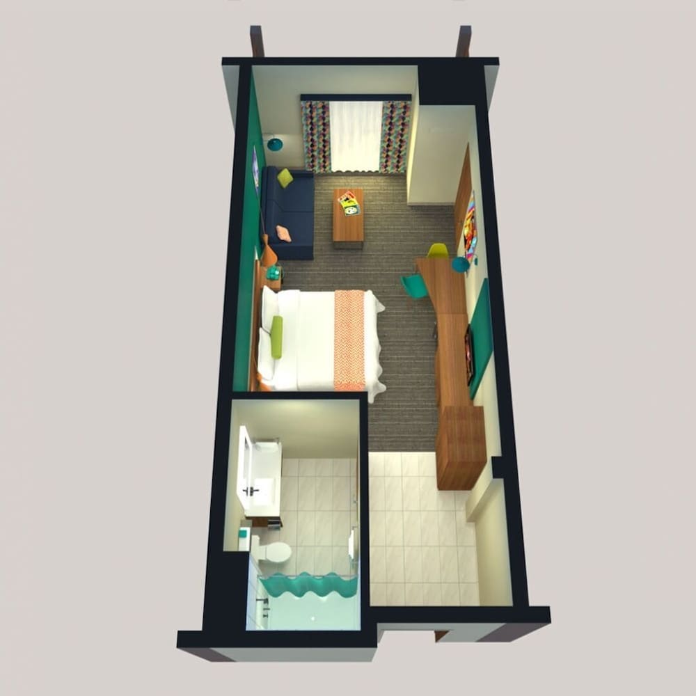 Jr. Suite, King + Sofa Bed, Patio, ADA