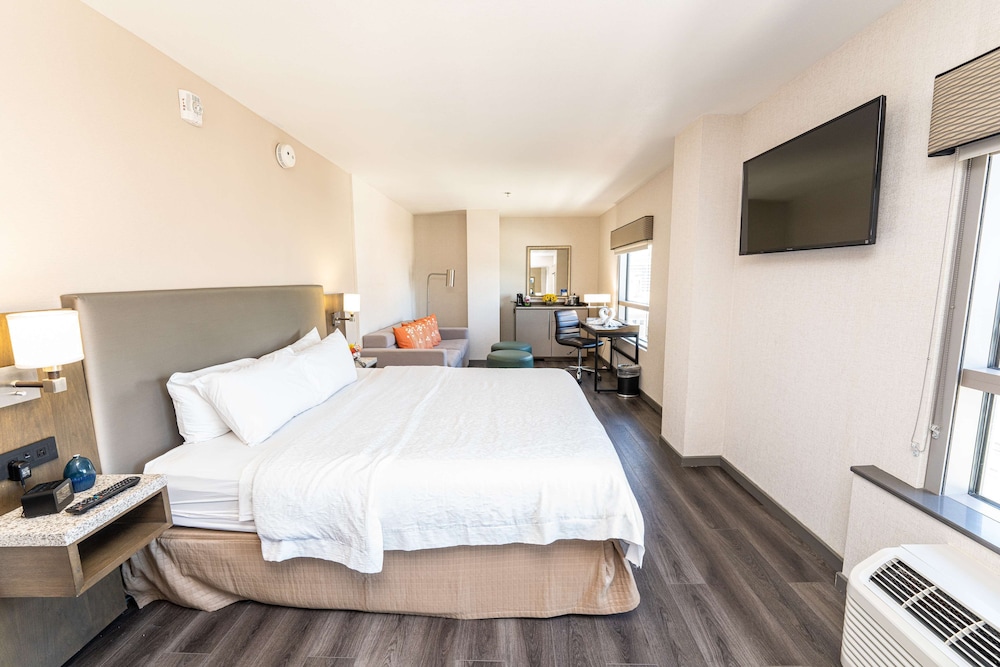 Room, 1 King Bed, Refrigerator, City View photo 2