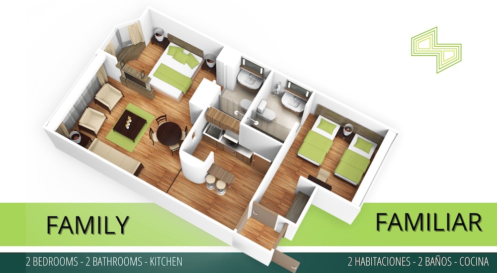 Family Suite, 2 Bedrooms, Kitchenette - Photo 5