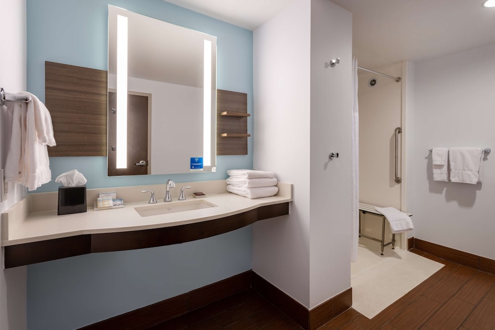 Suite, 2 Queen Beds, Mobility/Hearing Accessible Roll In Shower photo 3