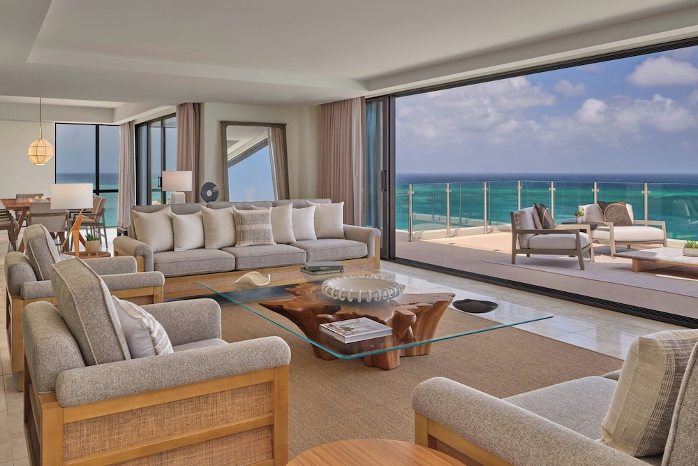 Caroline Astor Suite, 1 Bedroom Presidential Suite, 1 King, Ocean view, Terrace