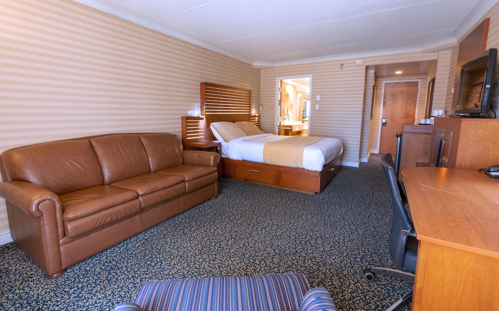 First Class Room, 1 Queen Bed with Double Whirpool and Fireplace photo 3