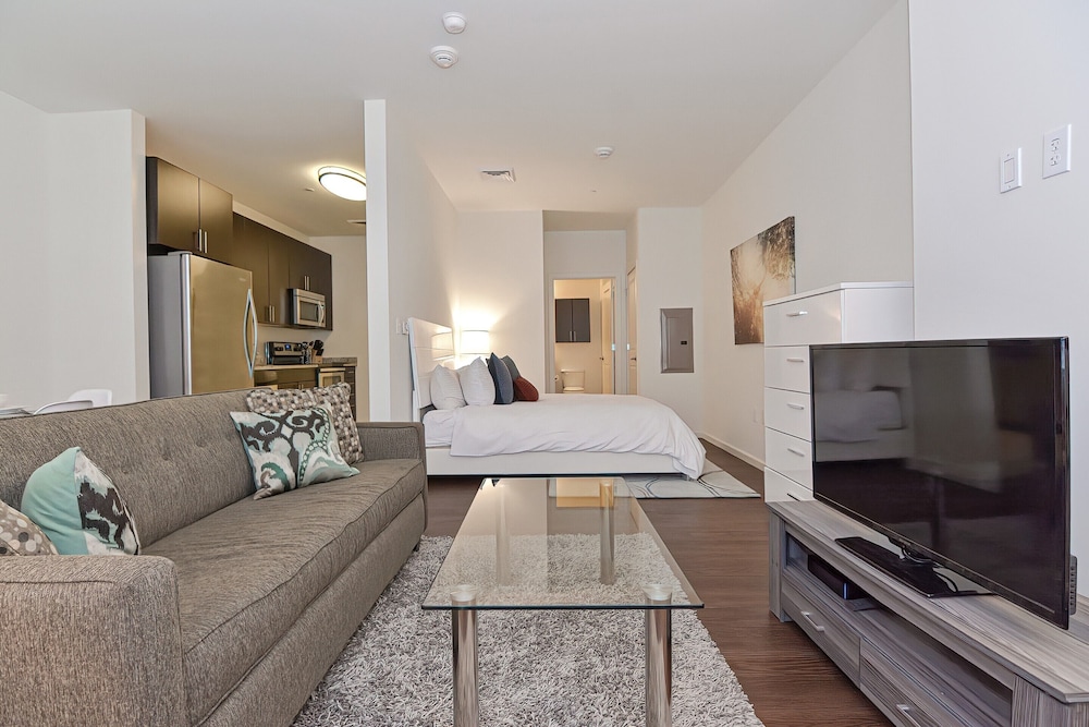 Luxury Studio, 1 Queen Bed with Sofa bed