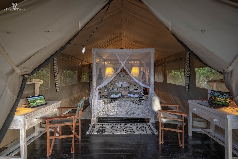 Deluxe Tent, 1 Queen Bed, Private Bathroom, Park View photo 1