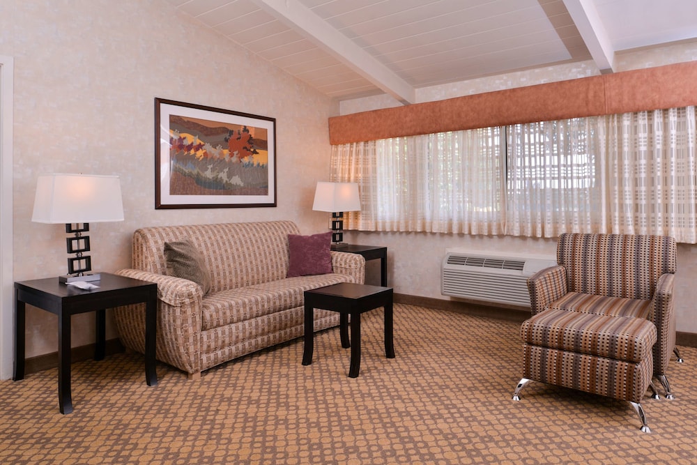 Suite, 1 Queen Bed, Refrigerator & Microwave, Courtyard Area (Living Room) - Photo 2