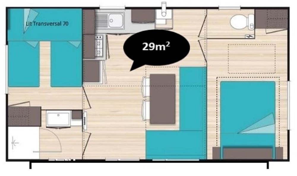 Classic Mobile Home, 2 Bedrooms photo 3