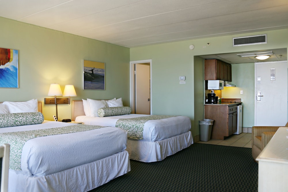 Standard Room, 2 Double Beds, Kitchenette, Ocean View - Photo 2