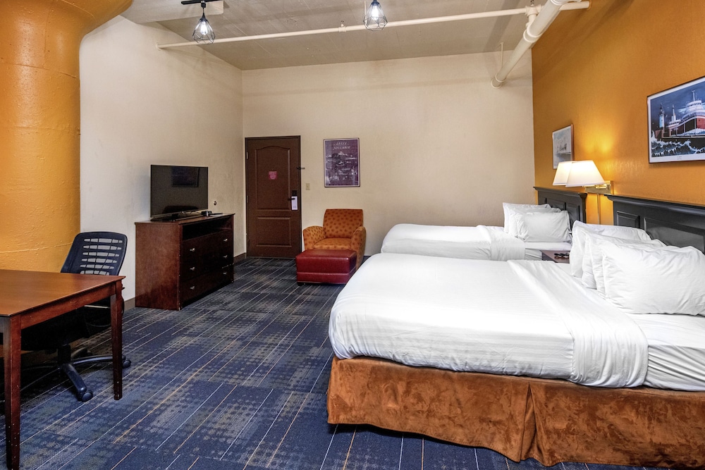 Studio Suite, 2 Double Beds (No Windows)