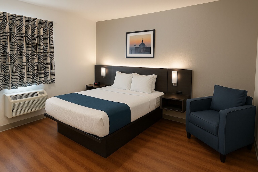 Premium Room, 1 Queen Bed, Non Smoking, Refrigerator & Microwave photo 1