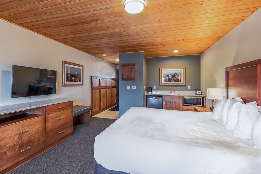 Premium Studio, 1 King Bed, Fireplace, Mountain View photo 2