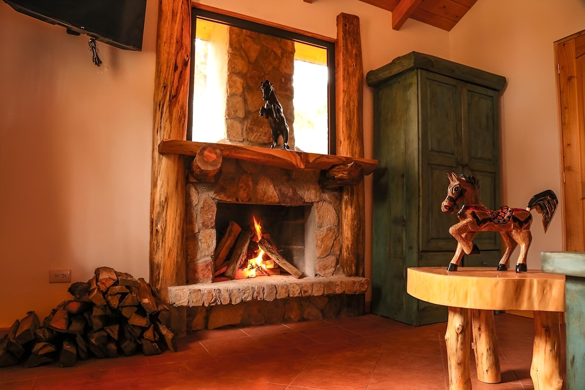 Family Cabin, Fireplace photo 3