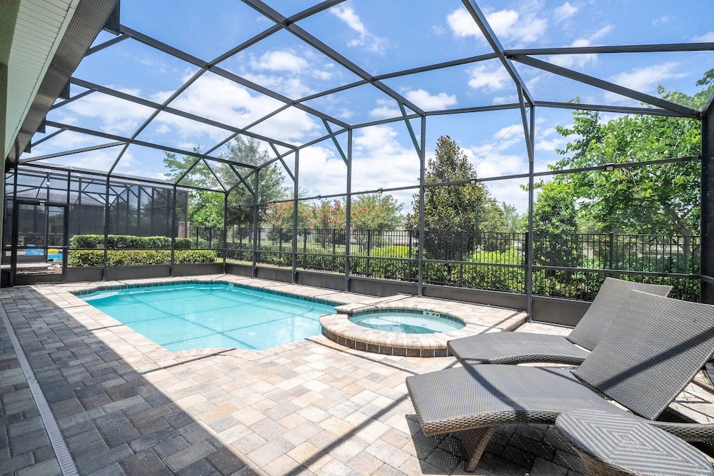 5BR Modern Luxury Disney Villa With Game Room Pool Spa, Billede 10