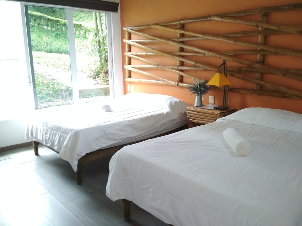 Quadruple Room, 2 Double Beds, Garden View
