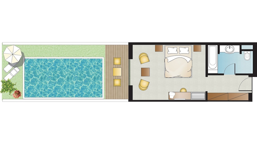 Bungalow 1st Row Sea View, Private Pool - Photo 3