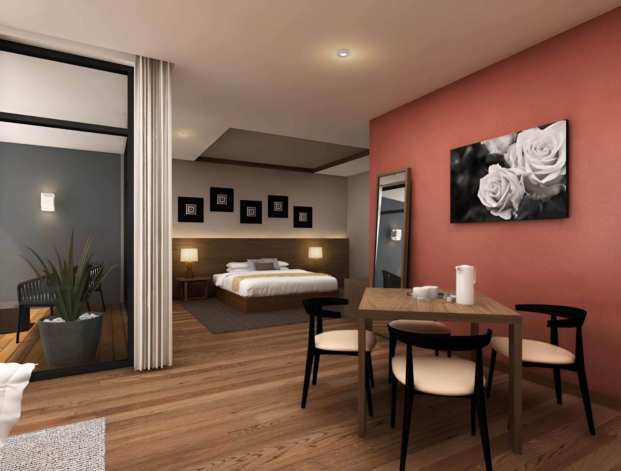 Suite, 1 Double Bed, Sea View