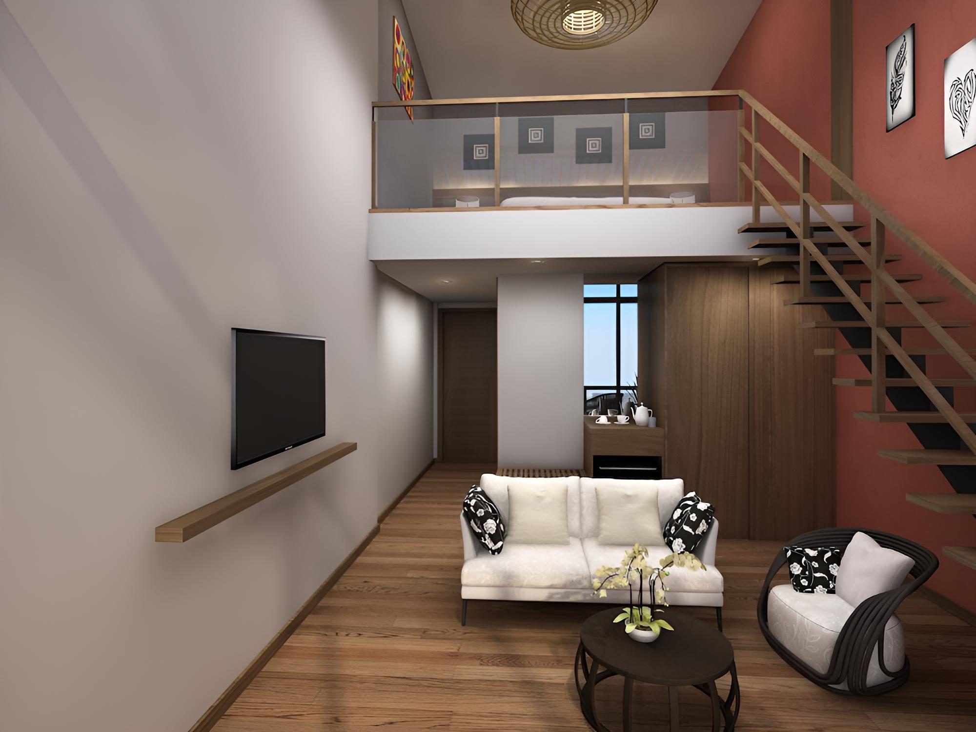 Romantic Loft, 1 Double Bed, Sea View, Corner photo 2