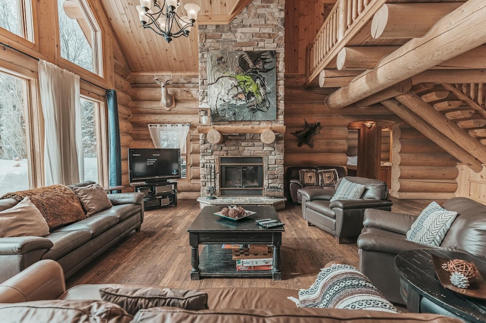 Executive Double 26 - Stunning Luxury log Home With hot tub Sauna Heated Pool, Foto 33