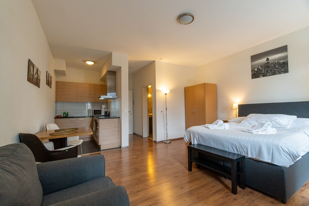Deluxe Studio, 1 Queen Bed, Non Smoking, City View