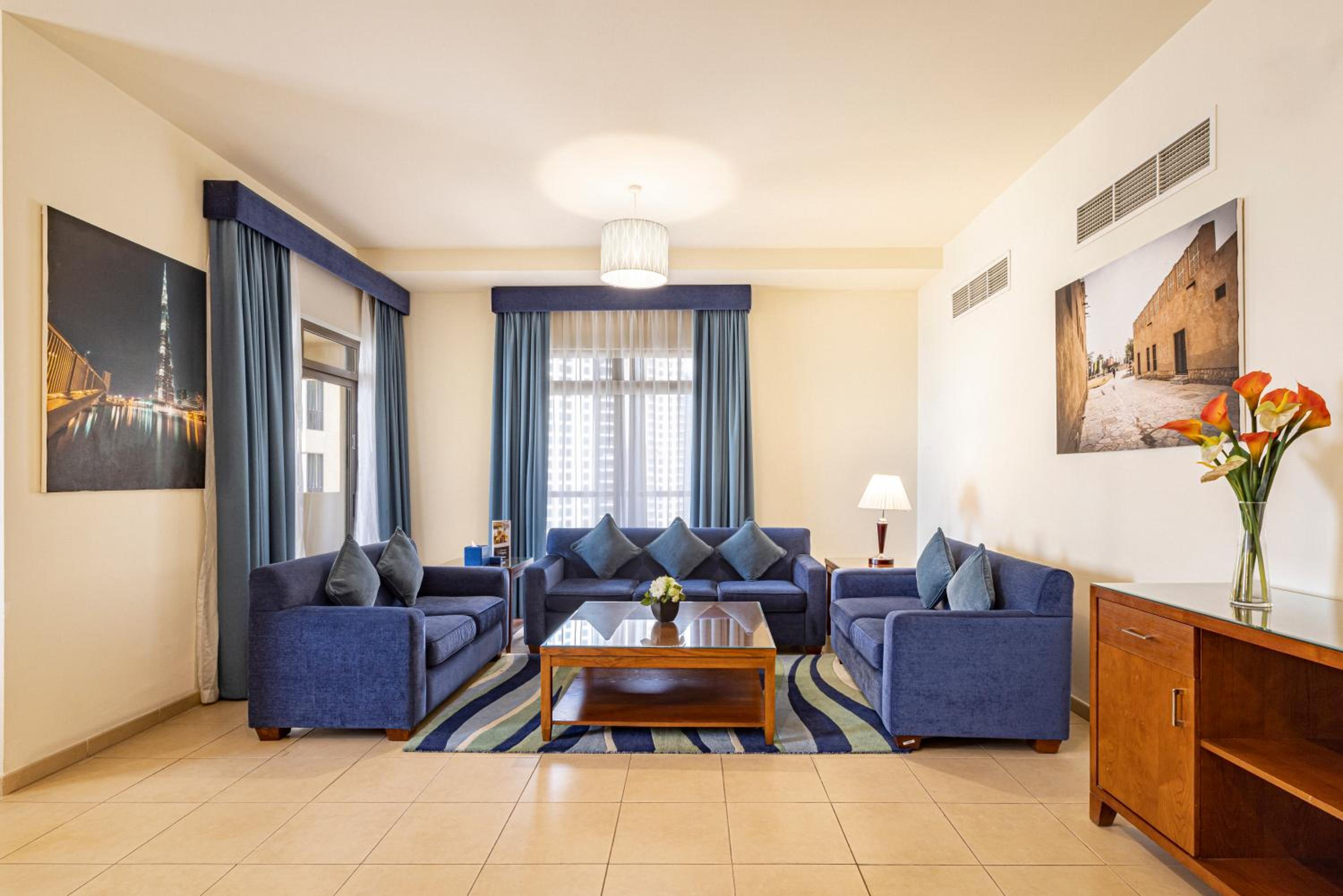 Large Family Apartment with complimentary AED 100 Meal Voucher per stay (redeem at Samar Restaurant)