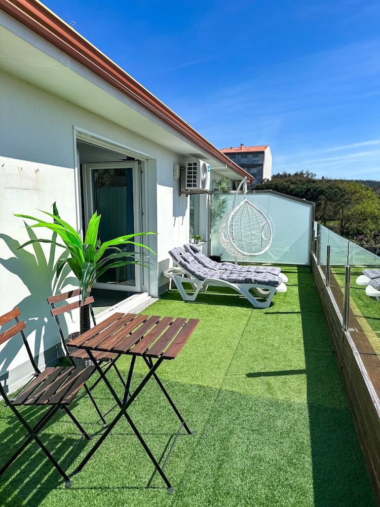 Deluxe Double Room, 1 Queen Bed, Terrace, Sea View photo 3
