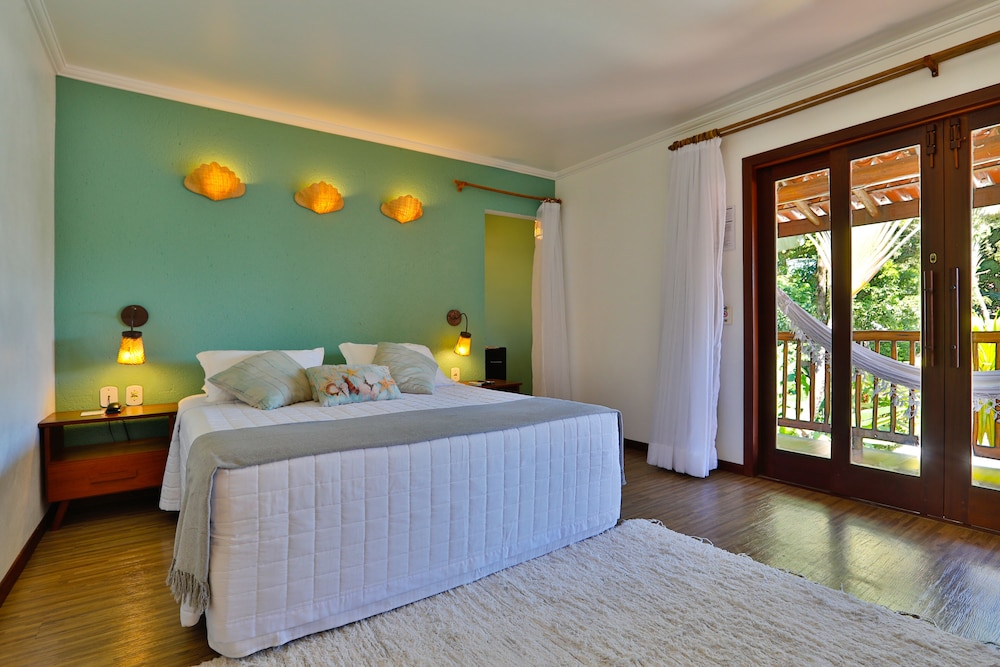 Quarto casal premium, 1 quarto, sacada, vista para o jardim, Piso superior, Acesso por escadas