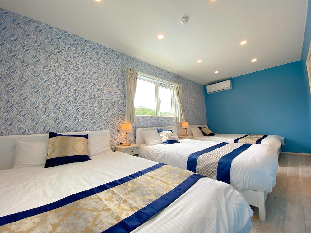 (Up to 13 people) 4LDK (100sqm) /7 beds+1 futon /with Pool /BBQ /3 parking spaces /Onna 6A, Smoking photo 3