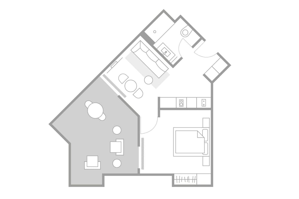Premium Suite, Terrace, Garden View (Corner) photo 3