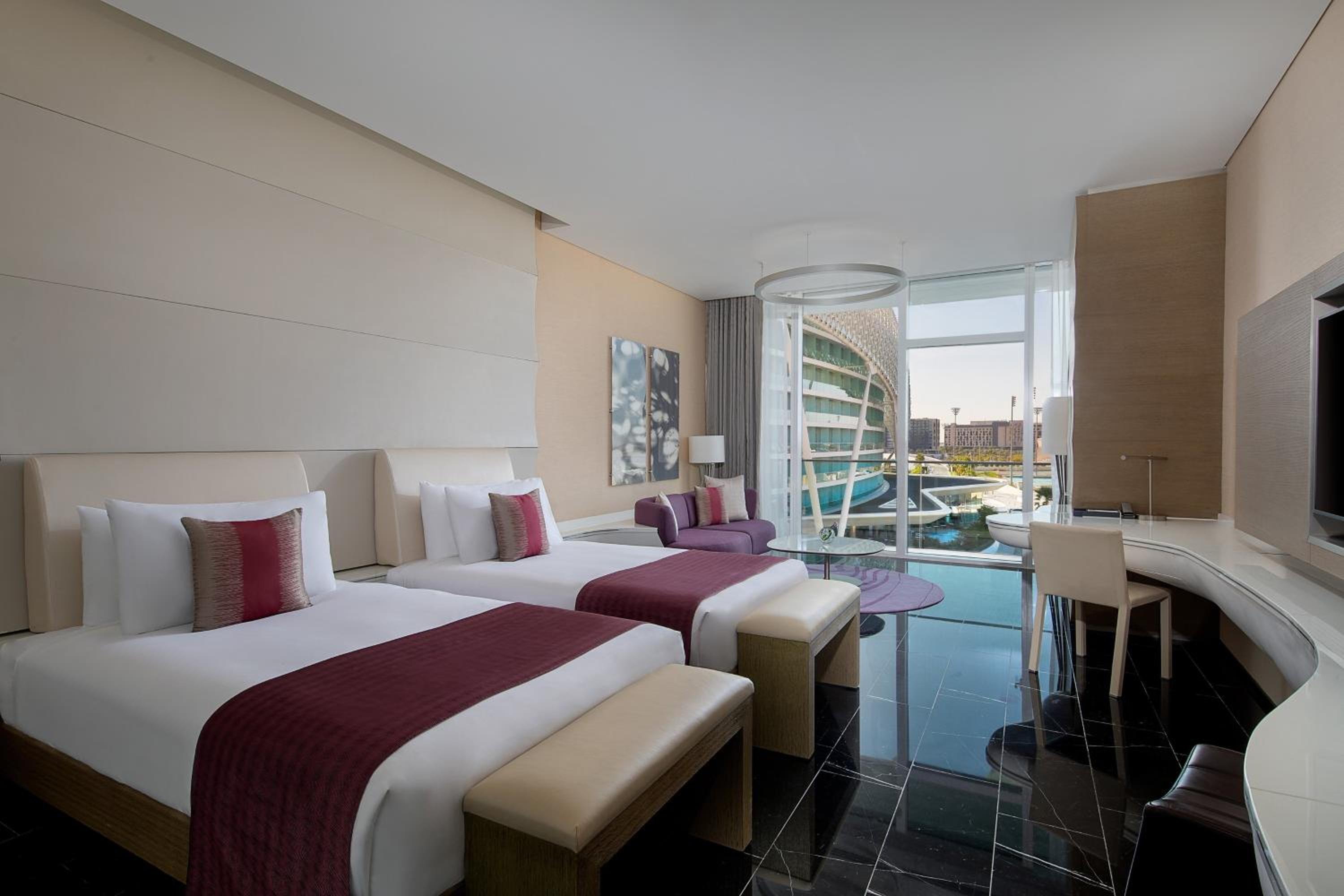 Spectacular, Guest Room, 2 Twin/ Single Bed(s), Balcony  with Complimentary Yas Beach Access