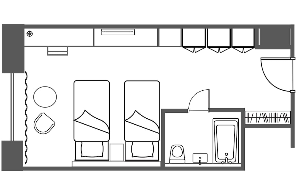 Studio Executive Twin with Harbour View - Photo 3