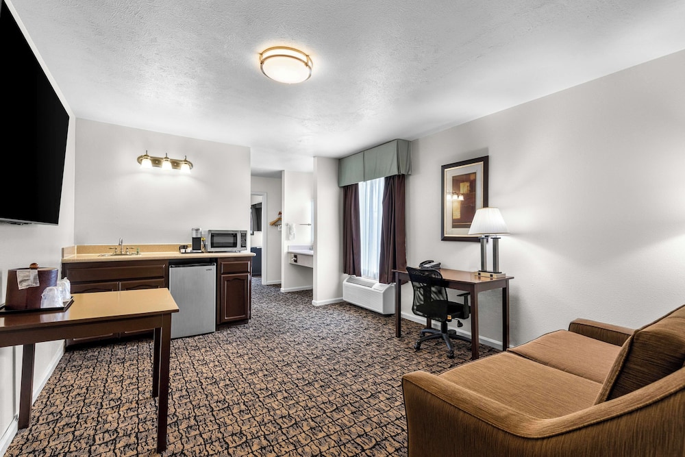 Suite, 1 King Bed, Non Smoking, Refrigerator & Microwave photo 3