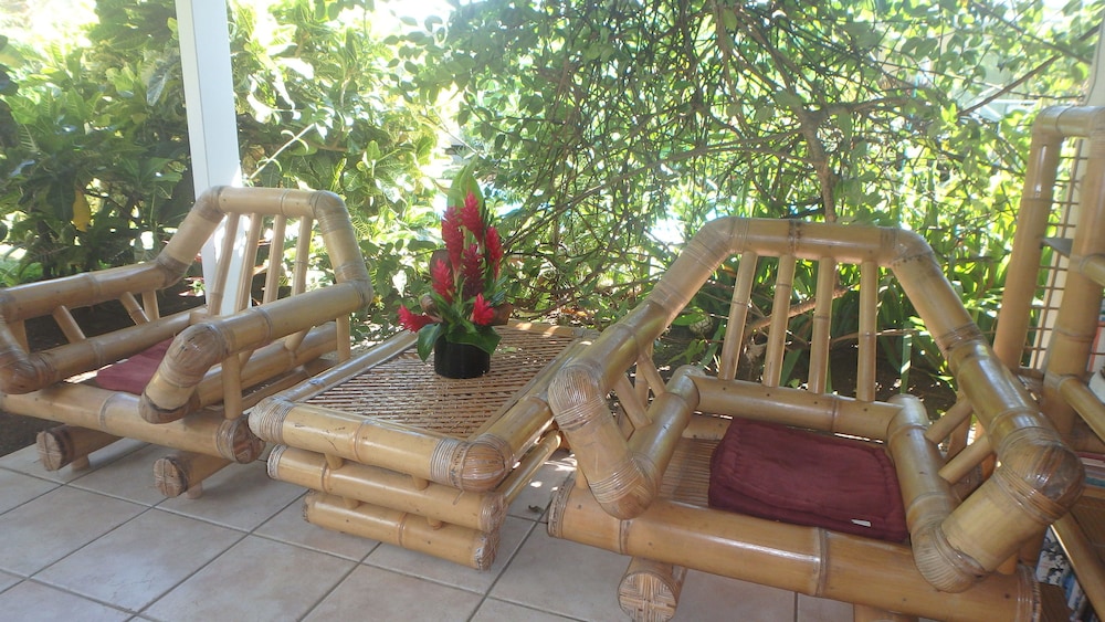 Studio Kitchenette Tubuai Superieure Salle d'eau terrasse