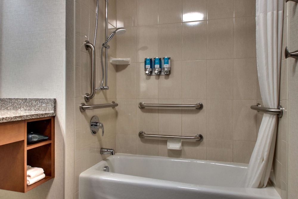 Suite, 2 Queen Beds, Accessible, Refrigerator & Microwave (Sofabed, 2 Rooms, Tub)