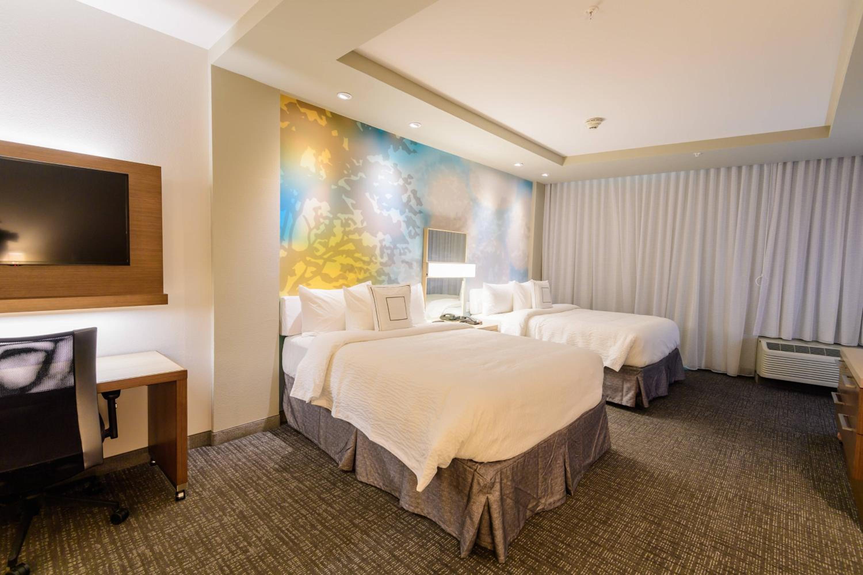 Large Queen Room with Two Queen Beds and Sofa Bed