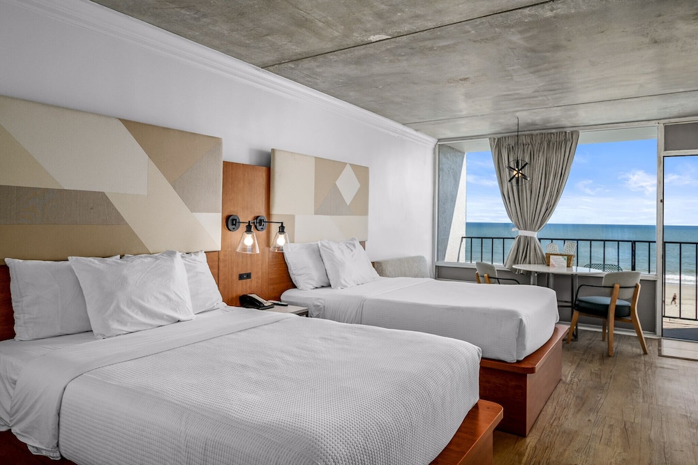 Standard Room, 2 Double Beds, Balcony, Ocean View