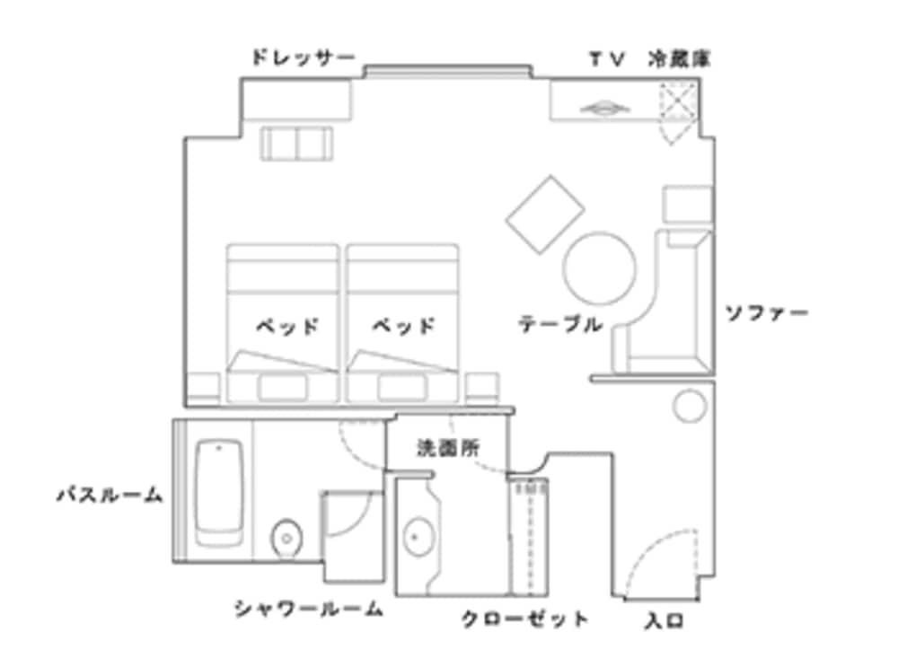 Deluxe Corner Twin Room, Non Smoking photo 2