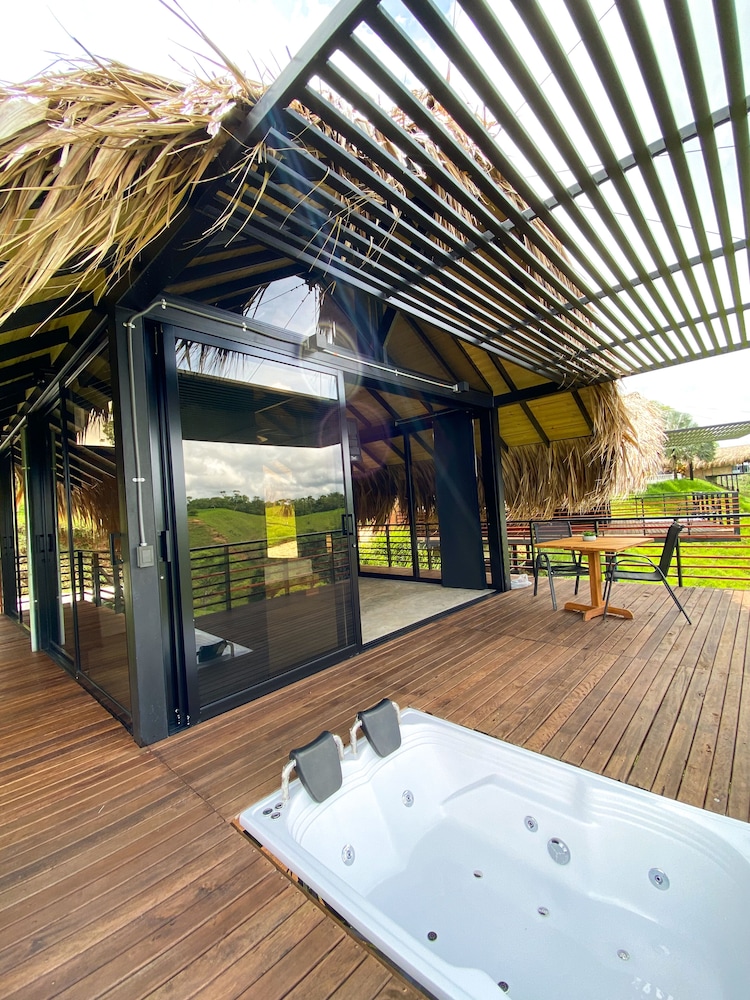 Superior Chalet, 1 Queen Bed, Hot Tub, Mountain View photo 2