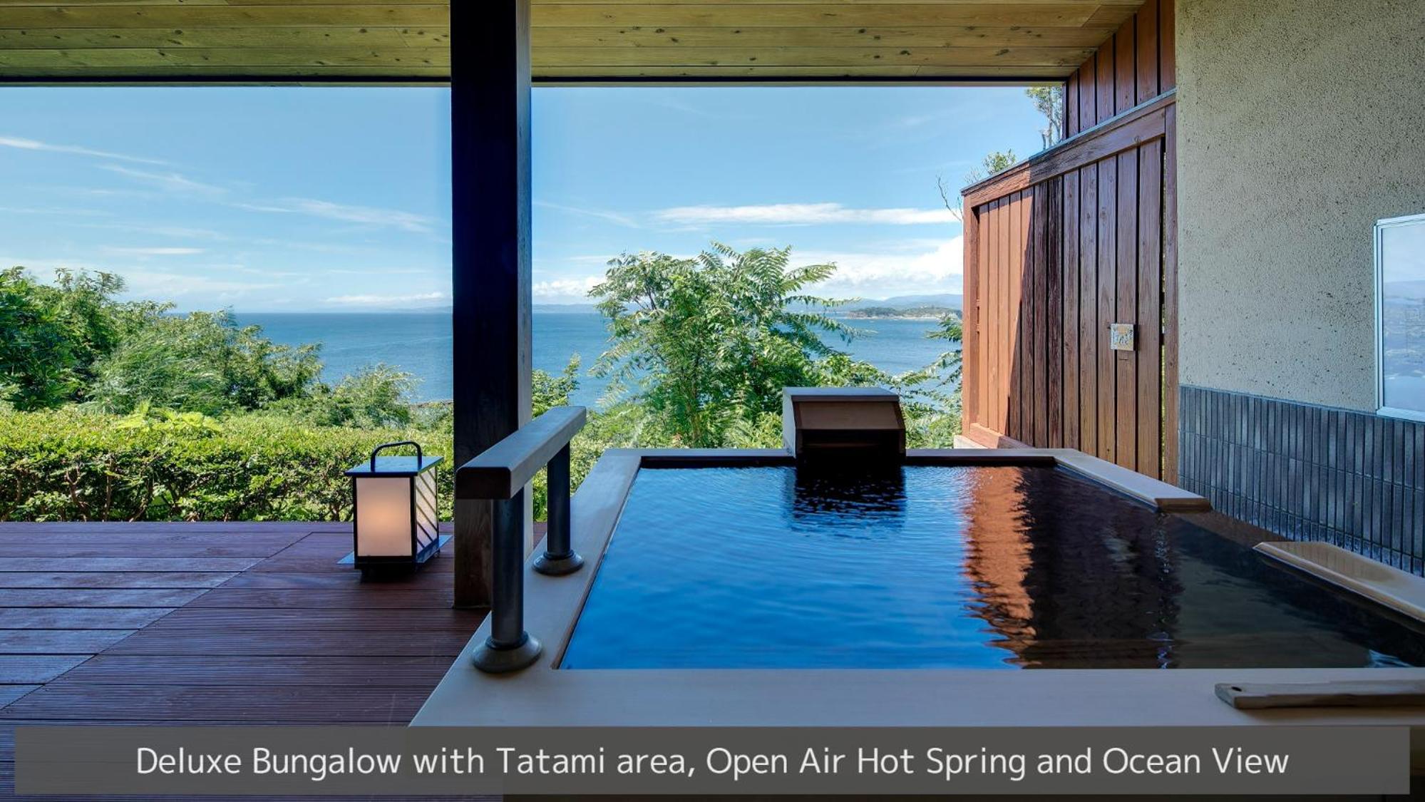 Deluxe Bungalow with Tatami area with Open-Air Hot Spring Bath and Ocean View photo 3