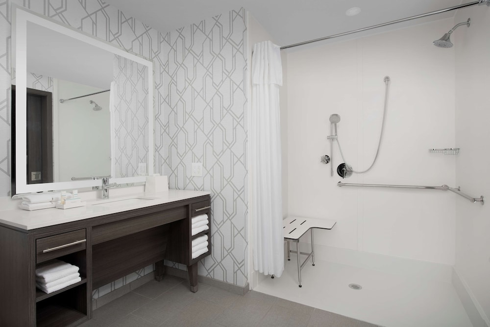 Suite, 1 King Bed, Accessible (Mobility & Hearing, Roll-in Shower)