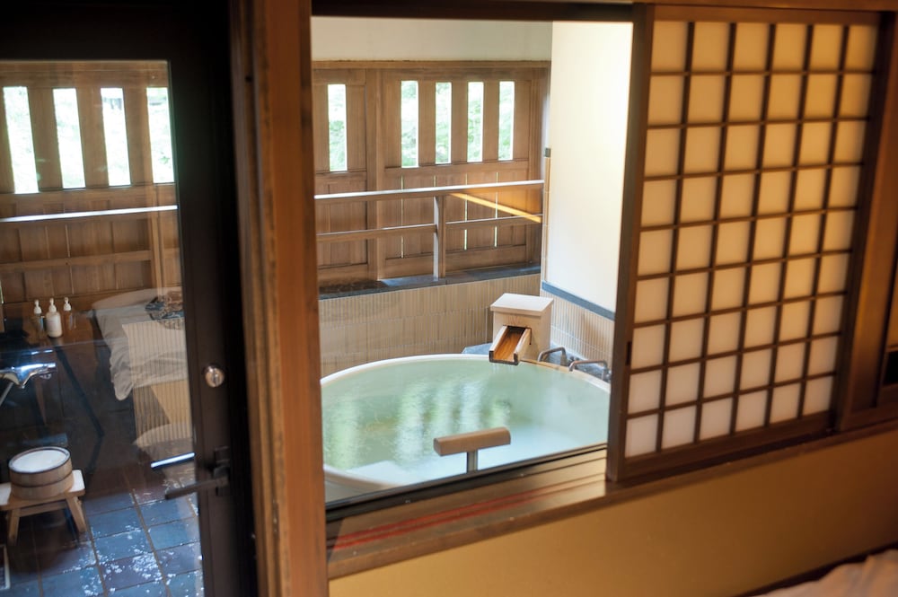Suite Room with Open-Air Hot Spring Bath, Footbath, living room and in room meal(Honami) Non smoking photo 3