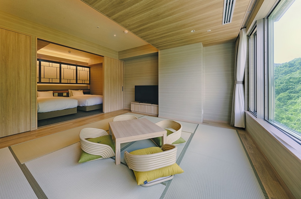 Japanese Western Style Room (Private Hot Spring with a view), Beef course dinner, Non Smoking photo 2