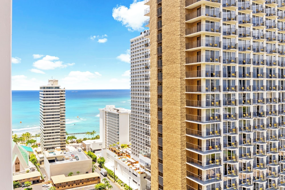 High Floor Ocean View Condo w/ 2 Beds and Parking: Design Apartment, 1 Bedroom, Balcony, Partial Ocean View (0094) photo