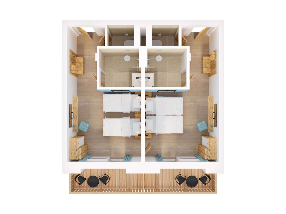 Family Room, 2 Bedrooms, Balcony, Mountainside photo 3