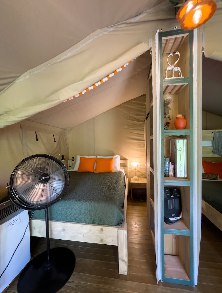 Elite Tent, Multiple Beds, Balcony, River View