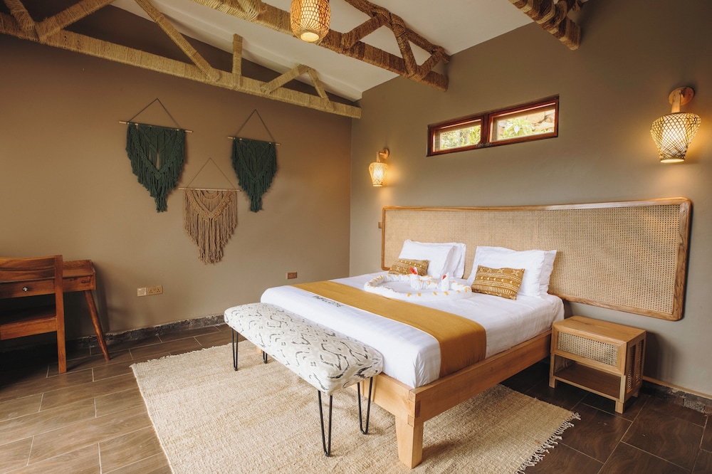 Double Room, 1 King Bed, Private Bathroom, Mountain View photo 3