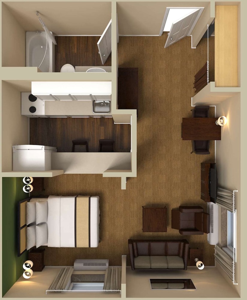 Deluxe Studio, 1 Queen Bed with Sofa bed, Non Smoking - Photo 5