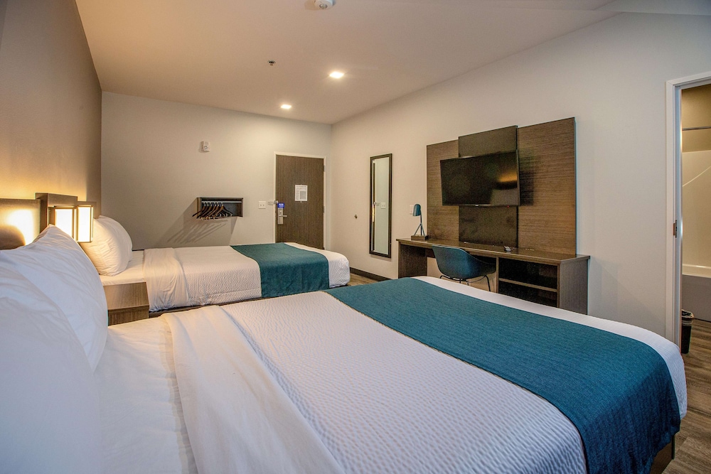 Deluxe Room, 2 Double Beds, Non Smoking, Refrigerator & Microwave photo 2