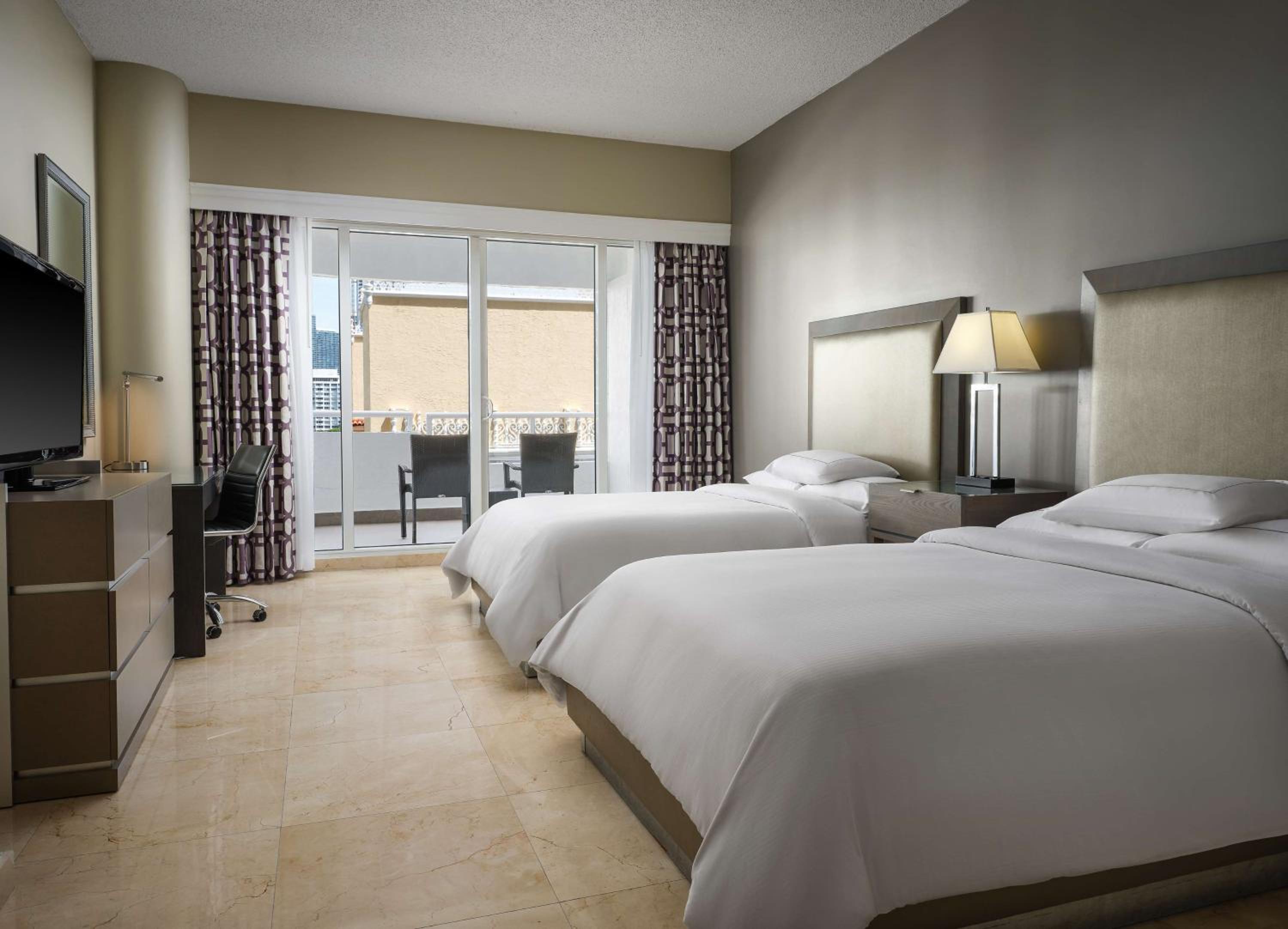 Double Room with Two Double Beds and Park View