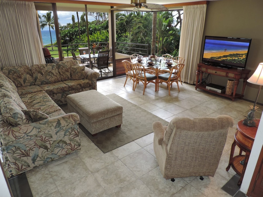 Clássico Apartamento, 2 Quartos, Lanai, Frente para o Mar